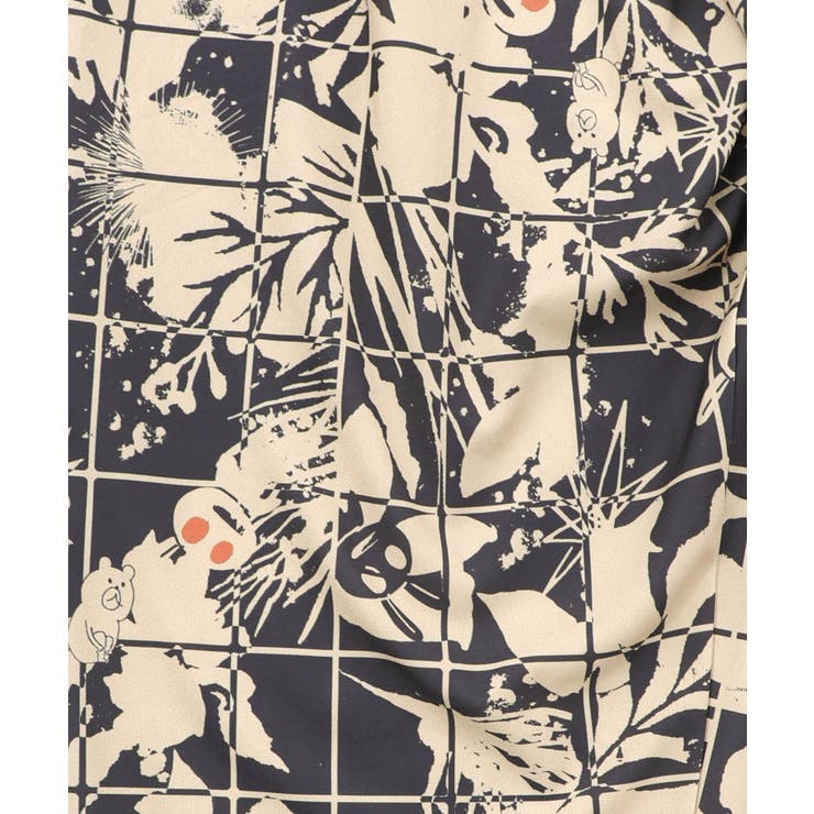 メルヘン恐竜柄orレトロ障子柄 ベルト付きパンツ | ScoLar | 詳細画像19 