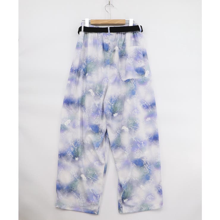 メルヘン恐竜柄orレトロ障子柄 ベルト付きパンツ | ScoLar | 詳細画像21 