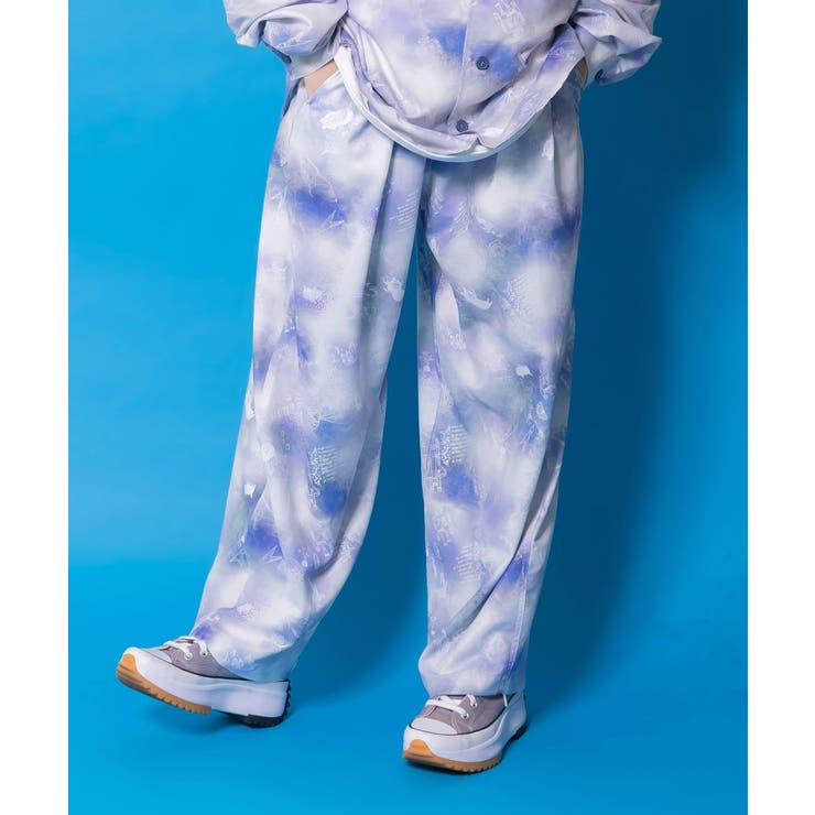 メルヘン恐竜柄orレトロ障子柄 ベルト付きパンツ | ScoLar | 詳細画像10 