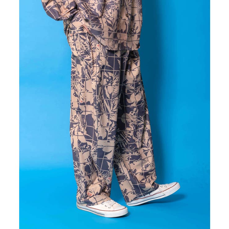 メルヘン恐竜柄orレトロ障子柄 ベルト付きパンツ | ScoLar | 詳細画像8 