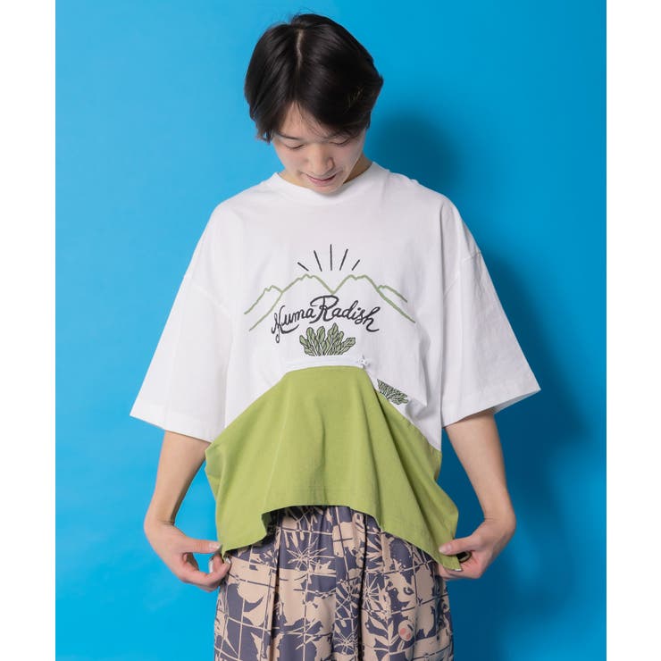 山からクマ大根Tシャツ | ScoLar | 詳細画像2 