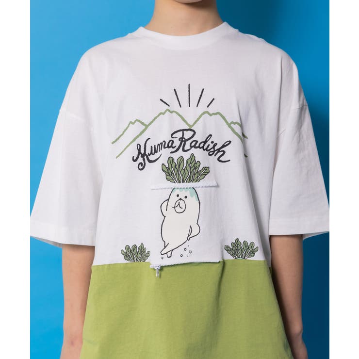 山からクマ大根Tシャツ | ScoLar | 詳細画像8 