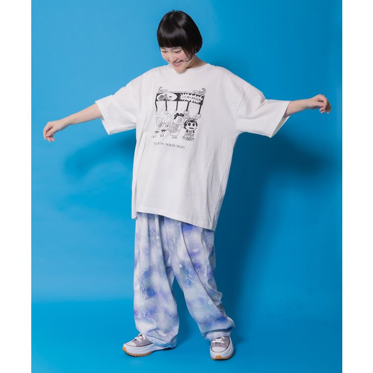 通勤Parity忍者柄Tシャツ | ScoLar | 詳細画像9 