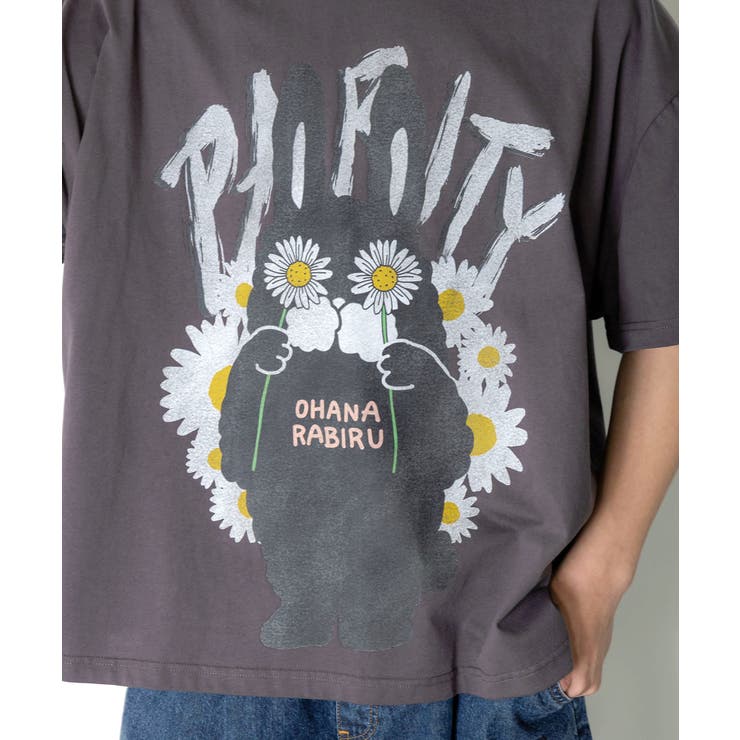 春を告げるお花ラビルTシャツ | ScoLar | 詳細画像5 