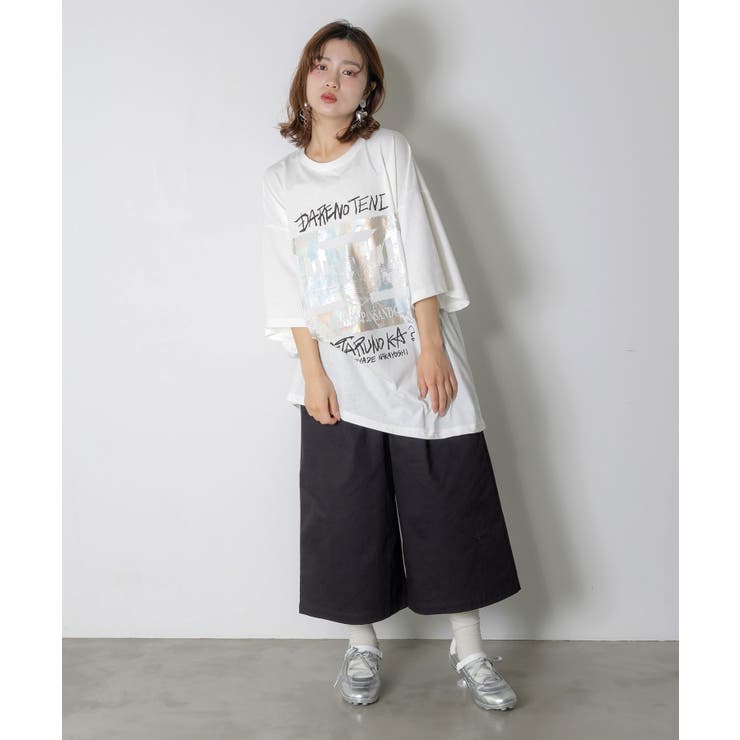 最後のパンサンド 箔プリント接触冷感Tシャツ | ScoLar | 詳細画像1 