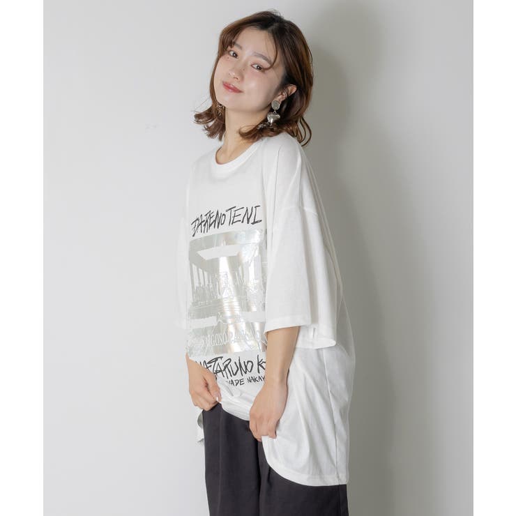 最後のパンサンド 箔プリント接触冷感Tシャツ | ScoLar | 詳細画像3 