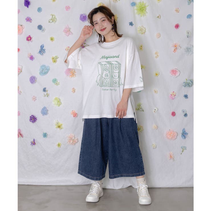 Majisand×Parity クマネコサンドTシャツ | ScoLar | 詳細画像2 