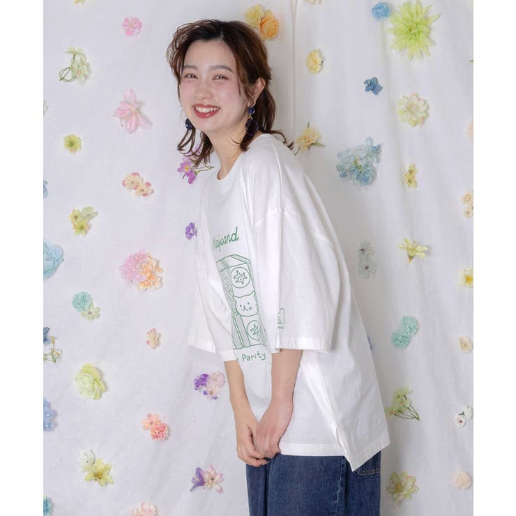 Majisand×Parity クマネコサンドTシャツ | ScoLar | 詳細画像3 