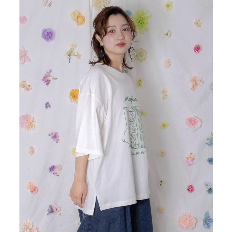 Majisand×Parity クマネコサンドTシャツ | ScoLar | 詳細画像5 