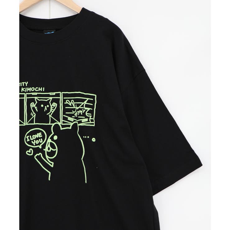 片思いクマと全力拒否ネコTシャツ | ScoLar | 詳細画像15 