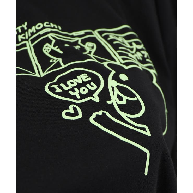 片思いクマと全力拒否ネコTシャツ | ScoLar | 詳細画像17 