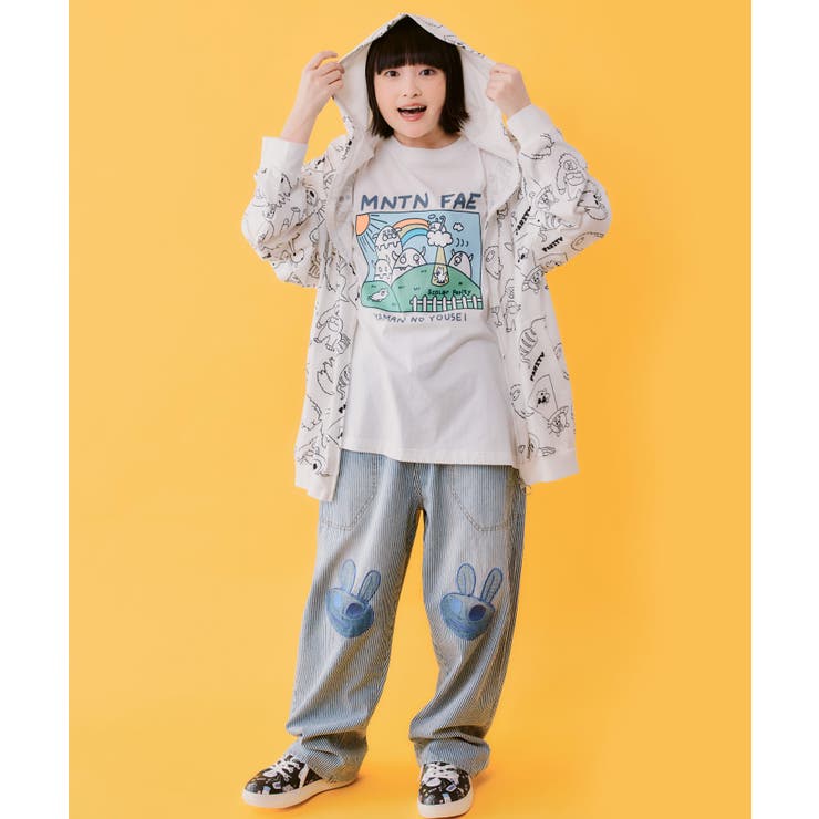 UMA・UAP集合柄 接触冷感パーカー | ScoLar | 詳細画像10 