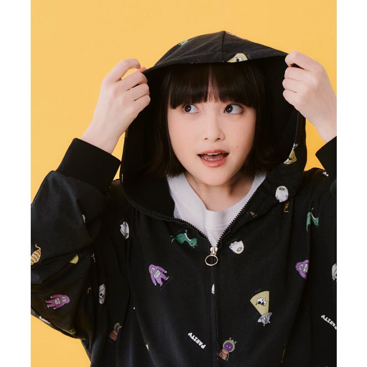 UMA・UAP集合柄 接触冷感パーカー | ScoLar | 詳細画像6 