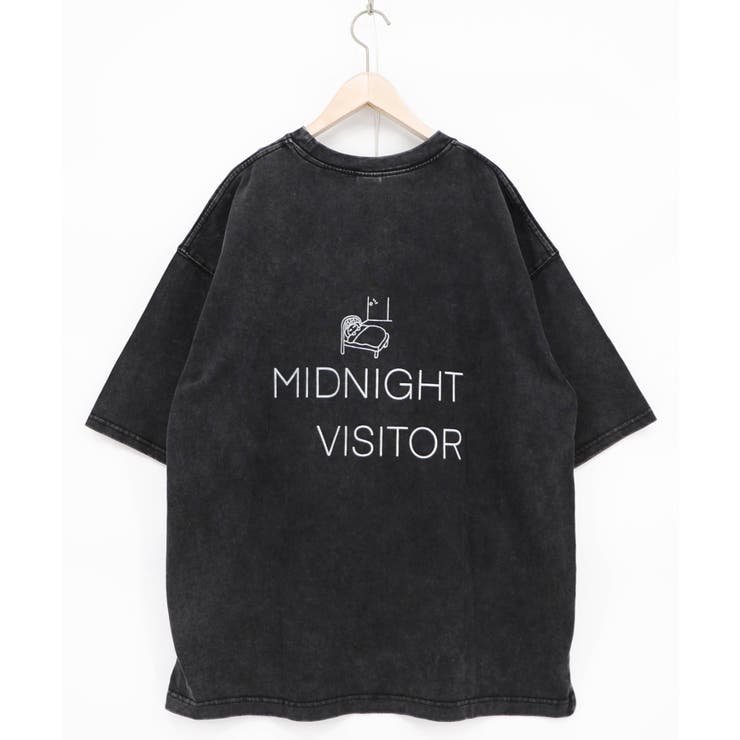 真夜中の訪問者柄Tシャツ | ScoLar | 詳細画像10 