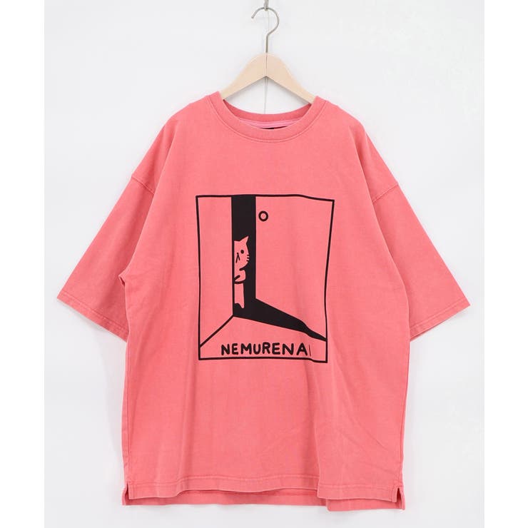 ピンク | 真夜中の訪問者柄Tシャツ | ScoLar