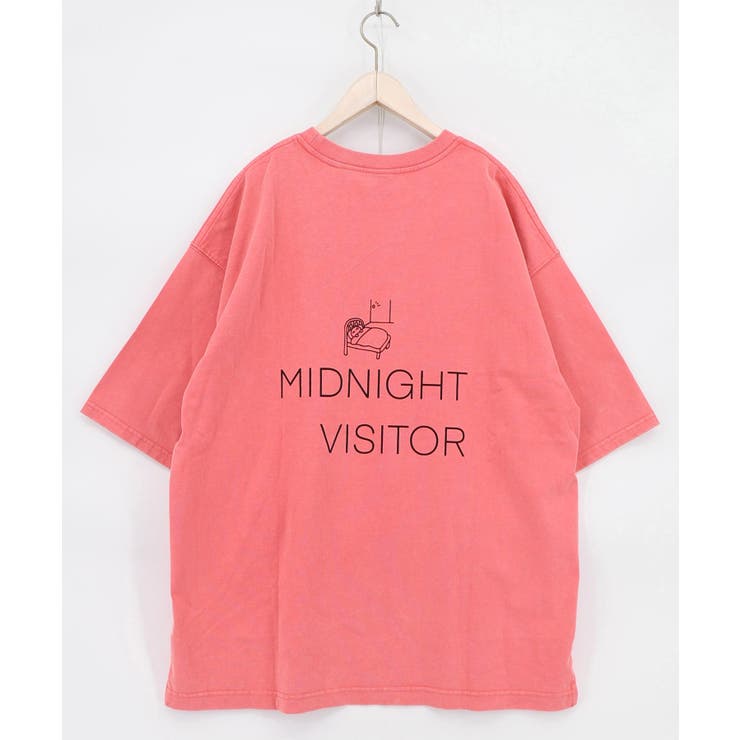 真夜中の訪問者柄Tシャツ | ScoLar | 詳細画像12 