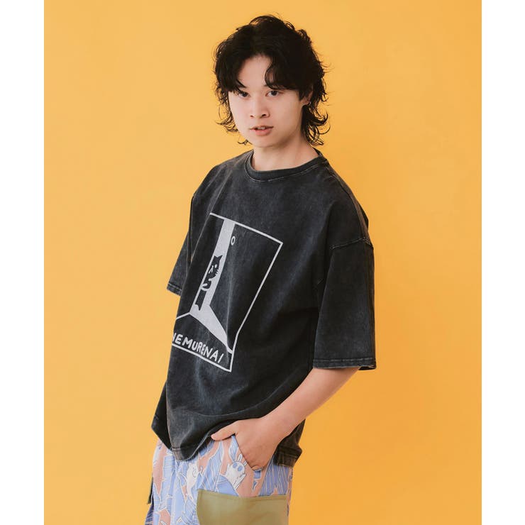 真夜中の訪問者柄Tシャツ | ScoLar | 詳細画像2 