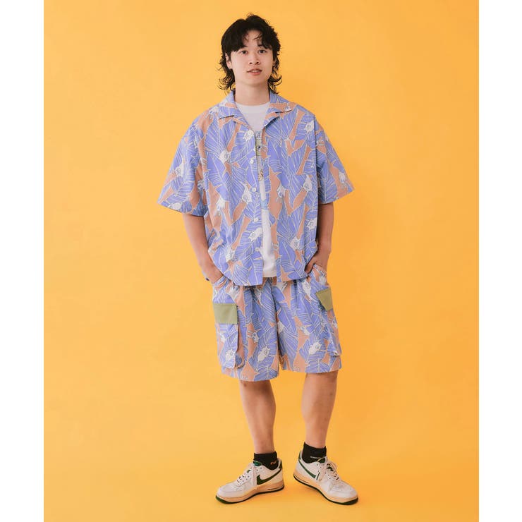 Parityキャラ トロピカルリーフ柄シャツ | ScoLar | 詳細画像1 