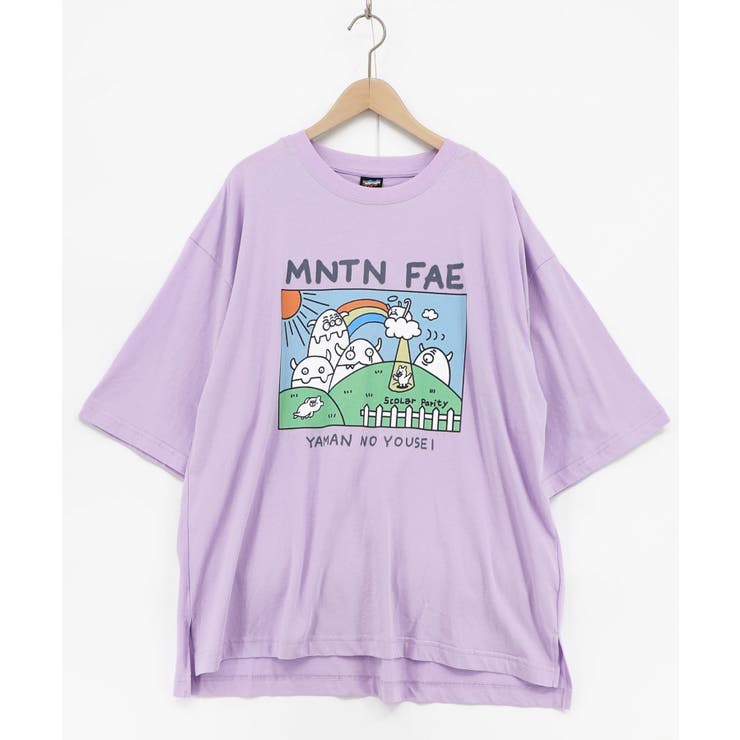 パープル | 山の妖精とお散歩Tシャツ | ScoLar
