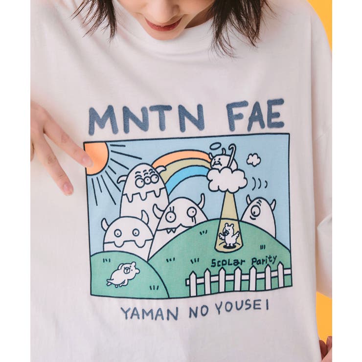 山の妖精とお散歩Tシャツ | ScoLar | 詳細画像5 