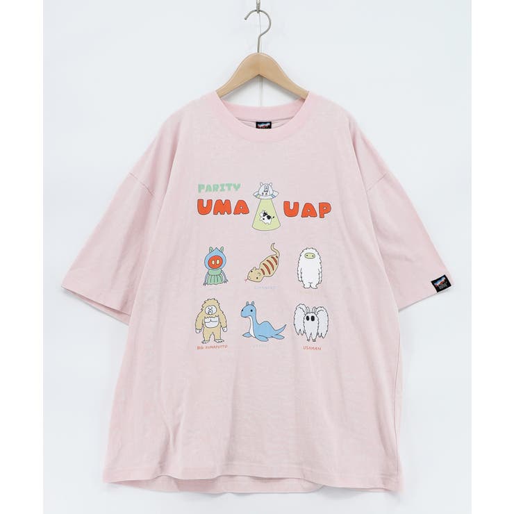 ピンク | UMA・UAP集合柄Tシャツ | ScoLar