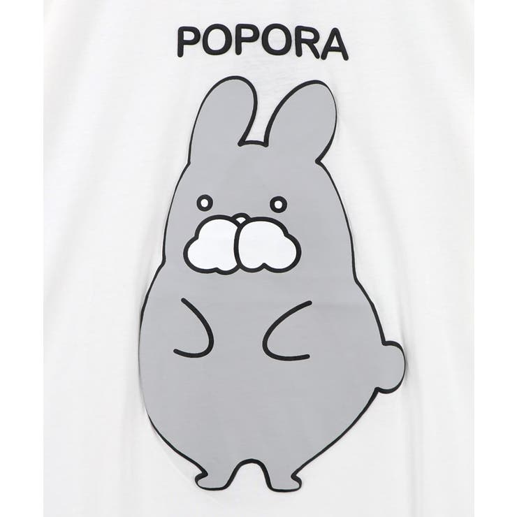 ポンポン ポポラ柄Tシャツ | ScoLar | 詳細画像8 