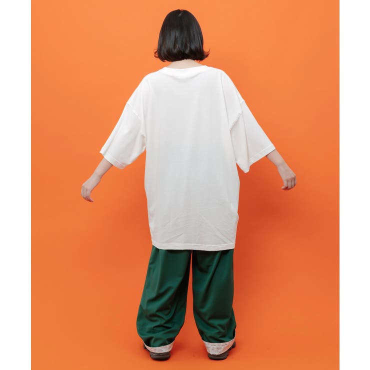 はんなりクマバーガー柄Tシャツ | ScoLar | 詳細画像5 