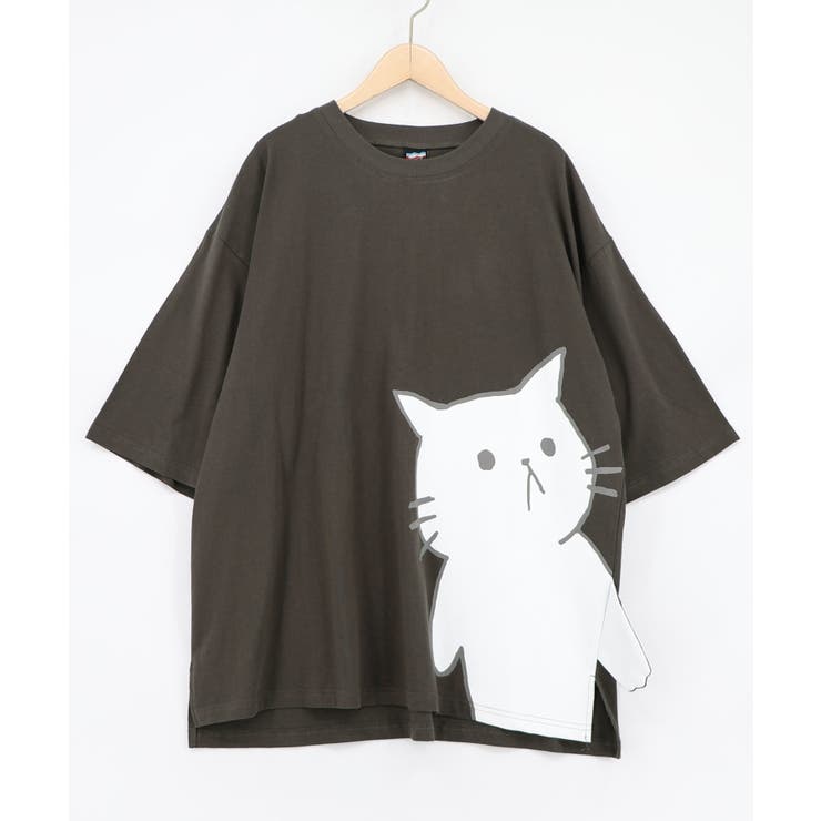 チャコールグレー | おててつなぎ ネコorラビルTシャツ | ScoLar