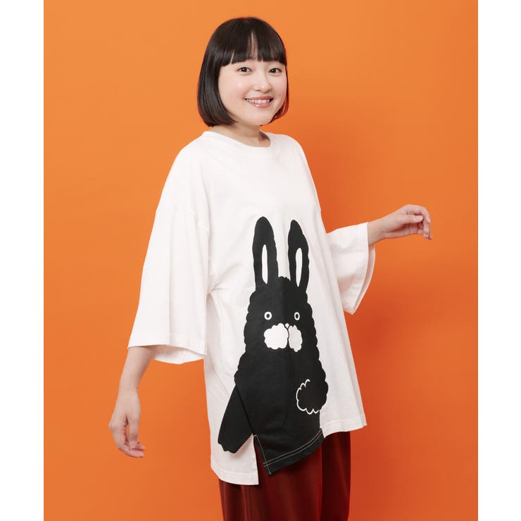 おててつなぎ ネコorラビルTシャツ | ScoLar | 詳細画像3 