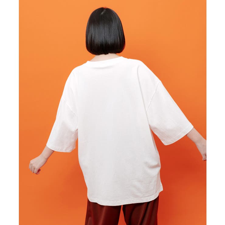 試着室の秘密 お着替え中クマ柄Tシャツ | ScoLar | 詳細画像4 