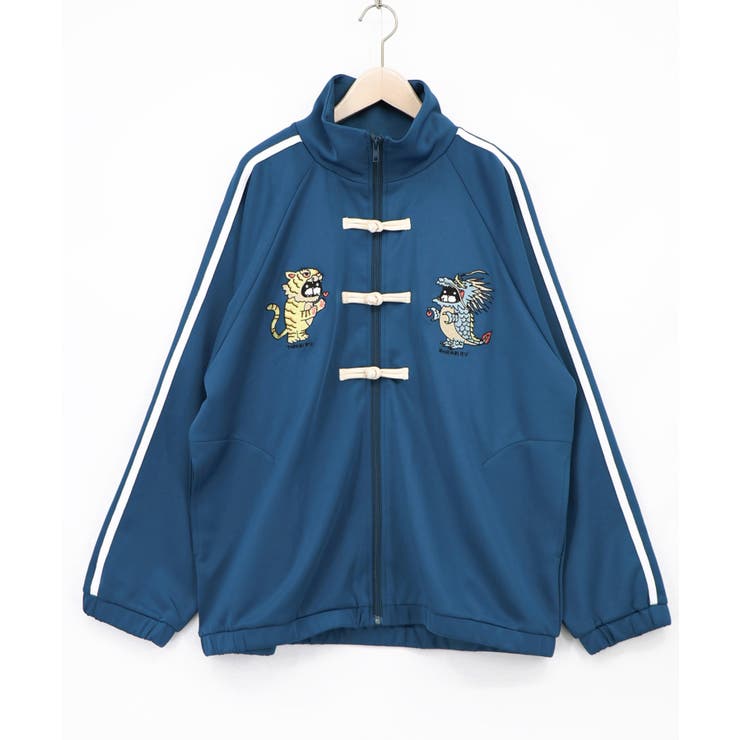 トラビル&ドラビル チャイナ風刺繍ブルゾン | ScoLar | 詳細画像8 