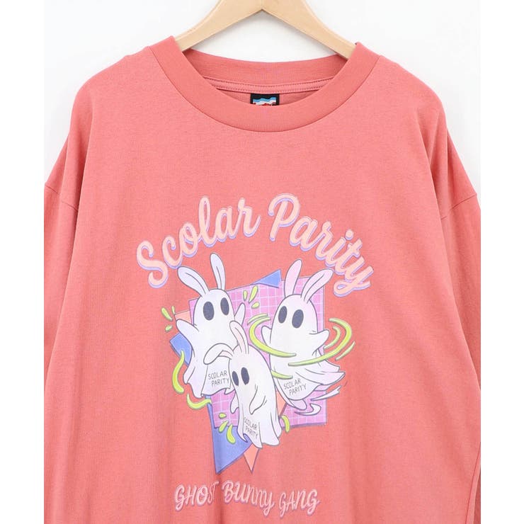 ぐるぐるおばけウサギTシャツ | ScoLar | 詳細画像13 
