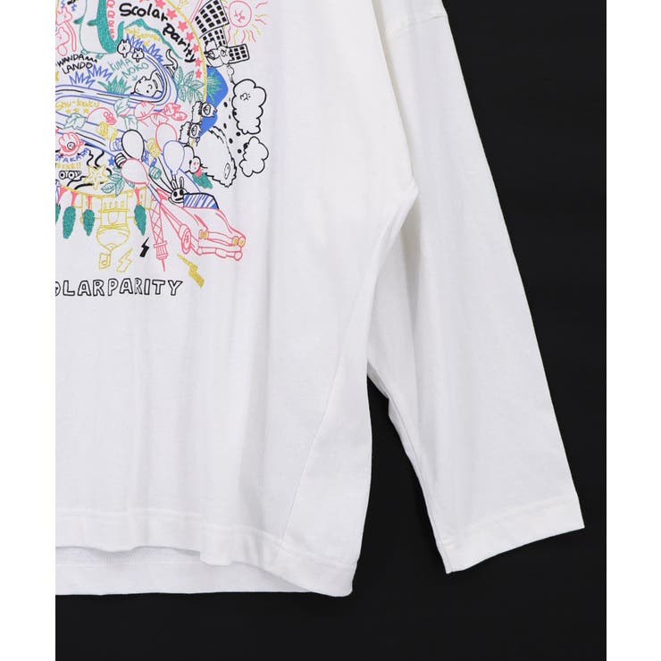 Parityキャラ 惑星ラメプリントTシャツ | ScoLar | 詳細画像17 