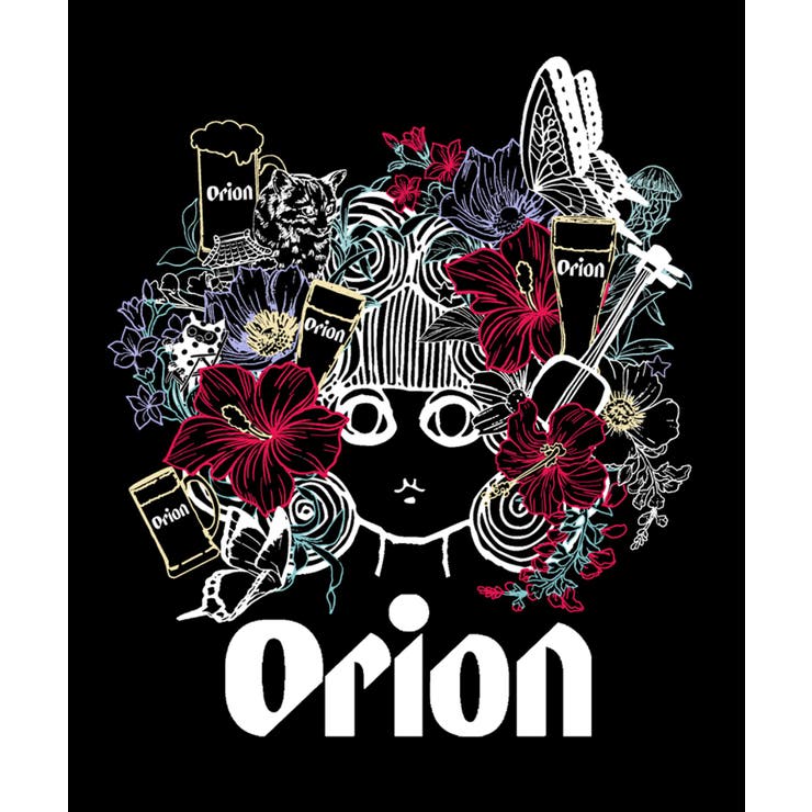 orion×ScoLar フラワーカーニバル柄Tシャツ | ScoLar | 詳細画像13 