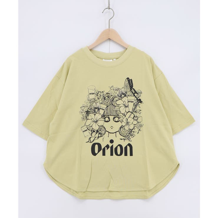 イエロー | orion×ScoLar フラワーカーニバル柄Tシャツ | ScoLar