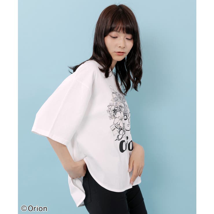 orion×ScoLar フラワーカーニバル柄Tシャツ | ScoLar | 詳細画像1 