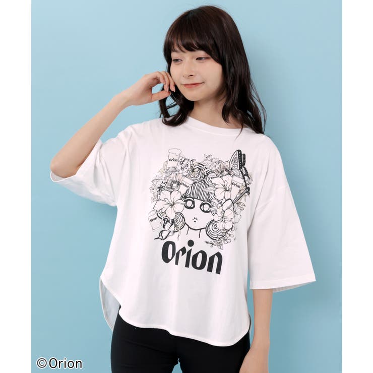 orion×ScoLar フラワーカーニバル柄Tシャツ | ScoLar | 詳細画像5 
