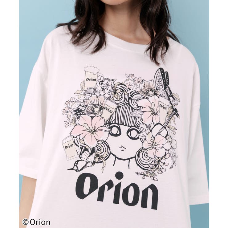 orion×ScoLar フラワーカーニバル柄Tシャツ | ScoLar | 詳細画像6 