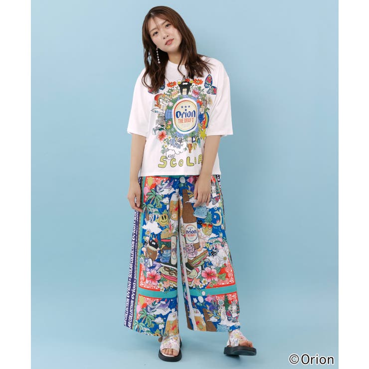 orion×ScoLar ワンダーランド柄Tシャツ | ScoLar | 詳細画像3 