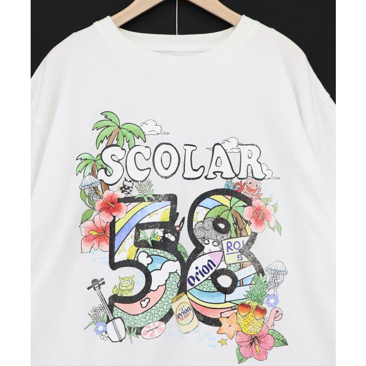 orion×ScoLar ROUTE58沖縄柄Tシャツ | ScoLar | 詳細画像13 