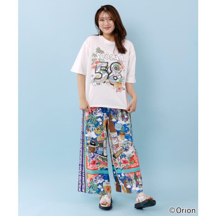 orion×ScoLar ROUTE58沖縄柄Tシャツ | ScoLar | 詳細画像1 