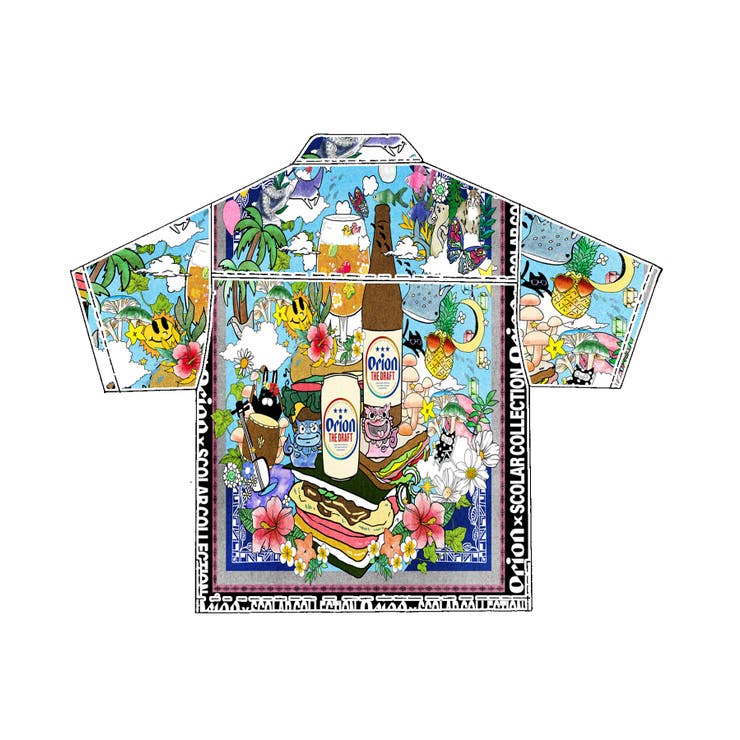 orion×ScoLar スカーフ柄シャツ | ScoLar | 詳細画像13 