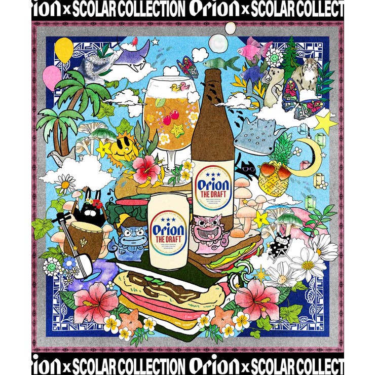 orion×ScoLar スカーフ柄シャツ | ScoLar | 詳細画像14 