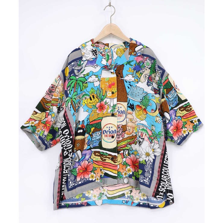 orion×ScoLar スカーフ柄シャツ | ScoLar | 詳細画像15 