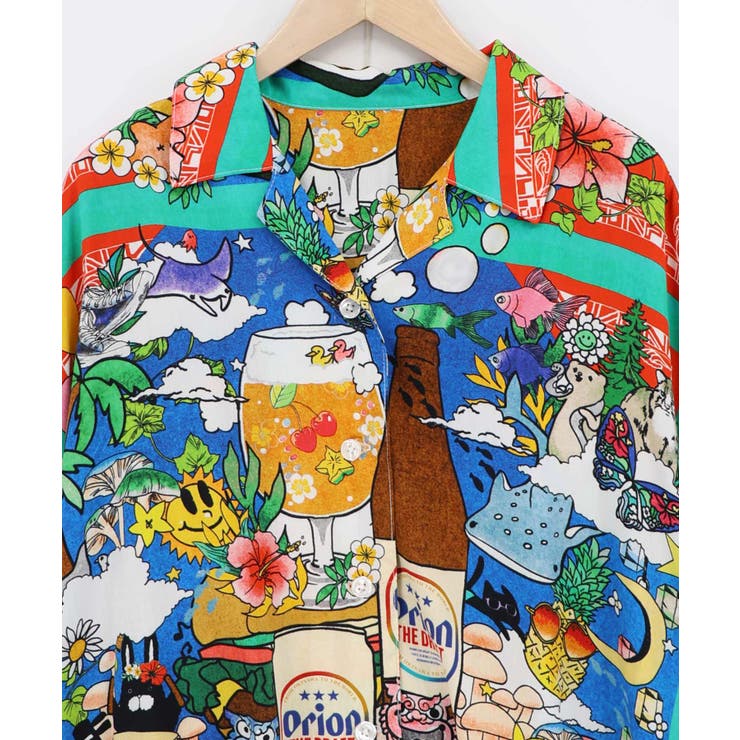 orion×ScoLar スカーフ柄シャツ | ScoLar | 詳細画像21 