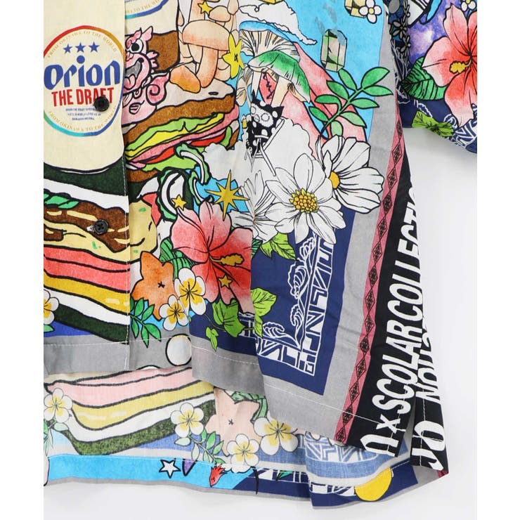 orion×ScoLar スカーフ柄シャツ | ScoLar | 詳細画像23 