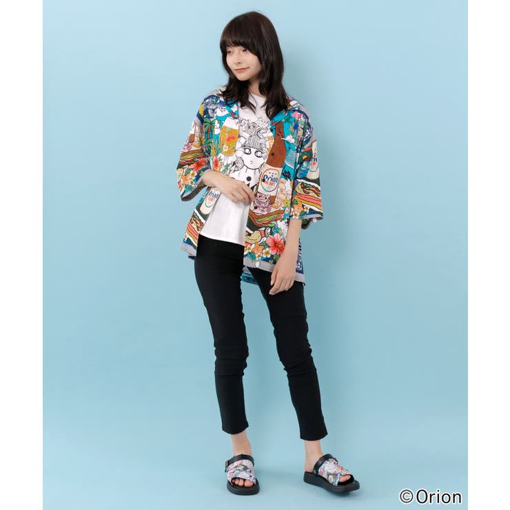 orion×ScoLar スカーフ柄シャツ | ScoLar | 詳細画像8 