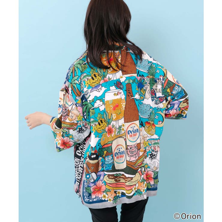 orion×ScoLar スカーフ柄シャツ | ScoLar | 詳細画像10 