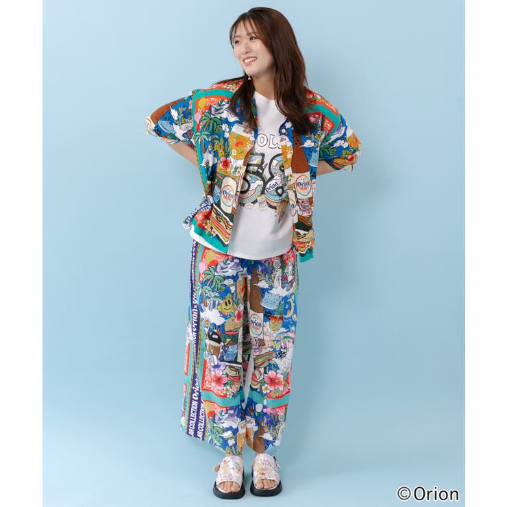 orion×ScoLar スカーフ柄シャツ | ScoLar | 詳細画像1 