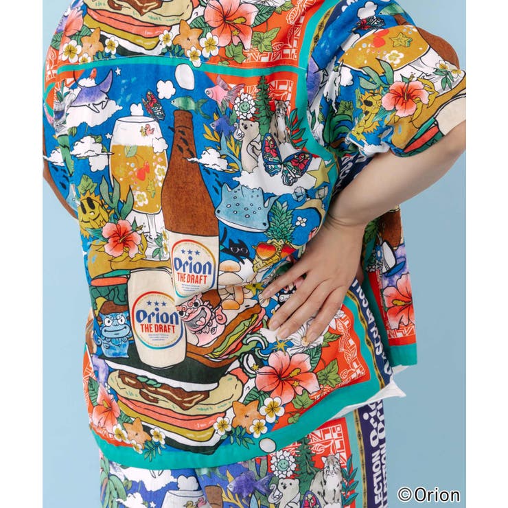 orion×ScoLar スカーフ柄シャツ | ScoLar | 詳細画像6 